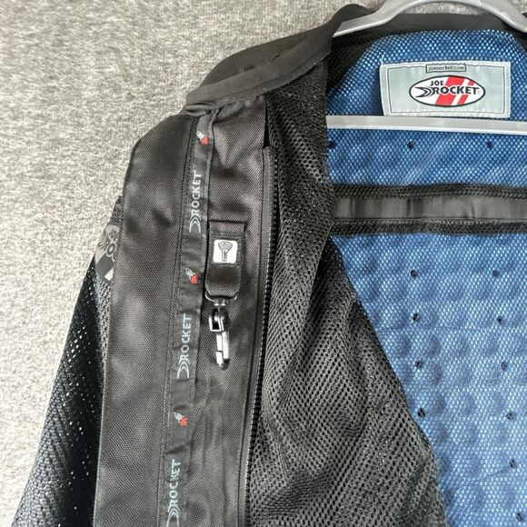 JOE ROCKET Phoenix Mesh Moto Jacket Mens Sz XL Lightweight Textile Back Plate - Picture 8 of 15